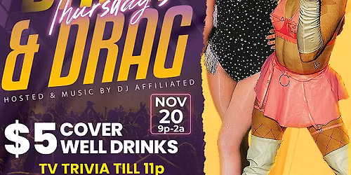 Thursday Drink & Drag