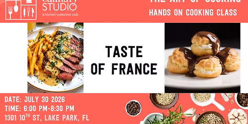 Taste of France Cooking Class