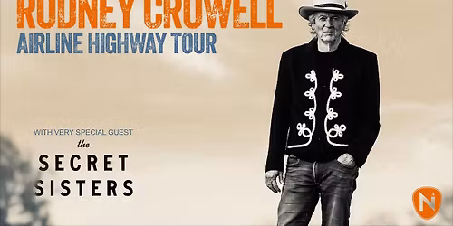 Rodney Crowell: Airline Highway at Aladdin Theater