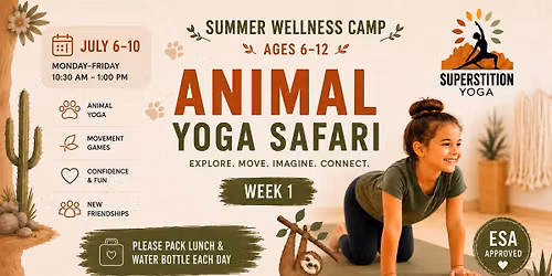 KIDS SUMMER WELLNESS CAMP - Week 1