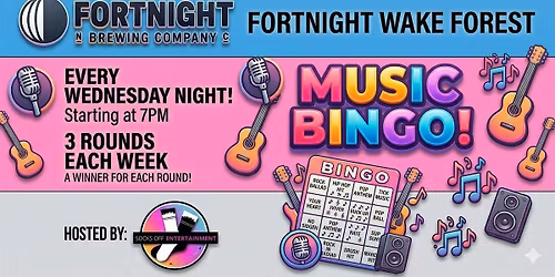 Music Bingo at Fortnight Brewing Company Wake Forest