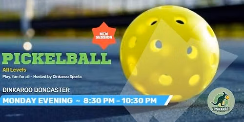 Intermediate to Advanced Levels | Monday Evening 8:30 to 10:30 PM | Hosted by DINKAROO SPORTS