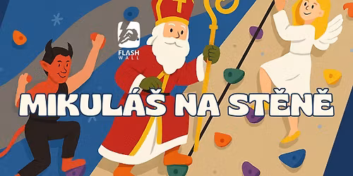 Mikul\u00e1\u0161 na st\u011bn\u011b \ud83c\udf85\u2728 | Flash Wall Olomouc