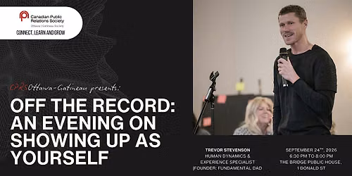 Off The Record: An Evening On Showing Up As Yourself