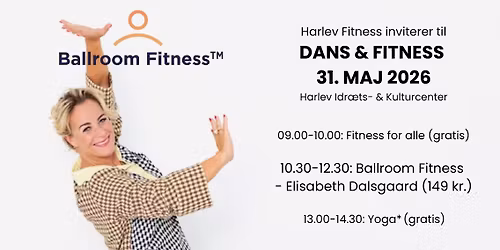 Ballroom Fitness m. Elisabeth Dalsgaard | Fitness og Yoga m. Harlev Fitness
