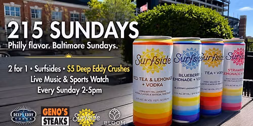 2-1-5 SUNDAYS Patio Day Party 