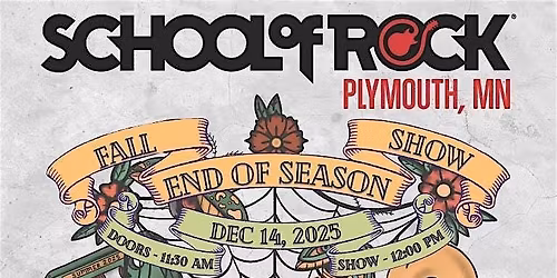 School of Rock End of Season Live show