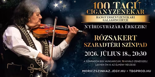 A 100 tag\u00fa Cig\u00e1nyzenekar g\u00e1lakoncertje a R\u00f3zsakertben!\ud83c\udfbb\ud83c\udf37