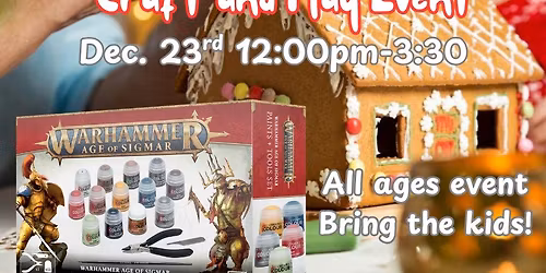 Goblin' Up Gingerbread Village Warhammer 40k Holiday Gaming Event