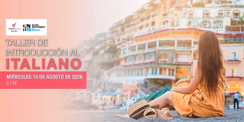 Taller de Introducci\u00f3n al Italiano para Adultos Principiantes