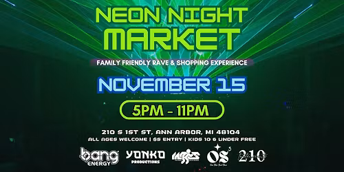Neon Night Market 
