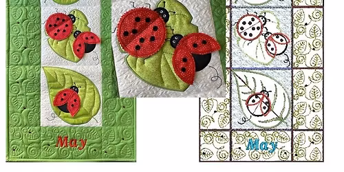 May Ladybug Wall Hanging 