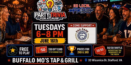 FREE Party Trivia Night to support Fail Safe