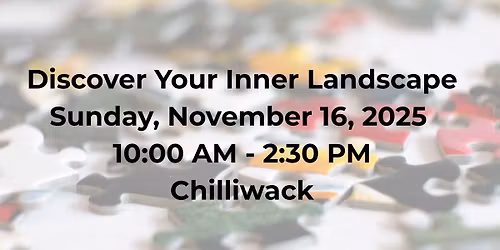 Discover Your Inner Landscape Workshop