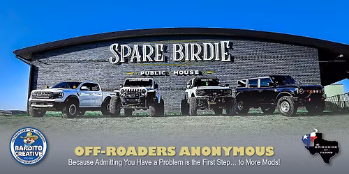 Off-Roaders Anonymous at Spare Birdie Public House