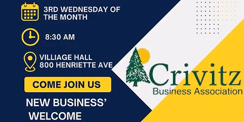 CBA Monthly Meeting 3rd Wednesday of the Month 