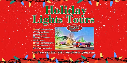 Magical Holiday Lights Tour - Eden Prairie Experience - Dec 14th