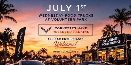 Corvette Meetup at Wednesday Food Trucks
