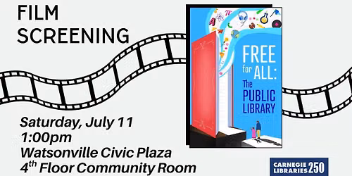Film Screening: "Free for All - The Public Library