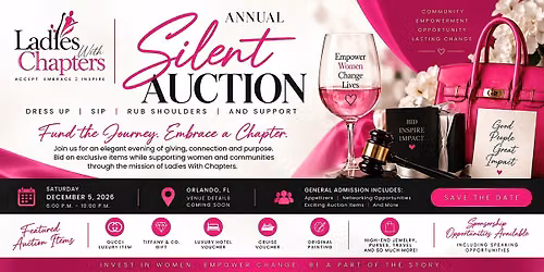LWC - Silent Auction- Fund the Journey Embrace a  Chapter Story