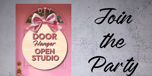 Door Hanger Open Studio