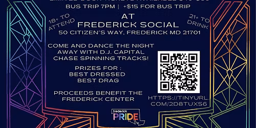 Frederick Pride Prom 2026: Hollywood Glam!
