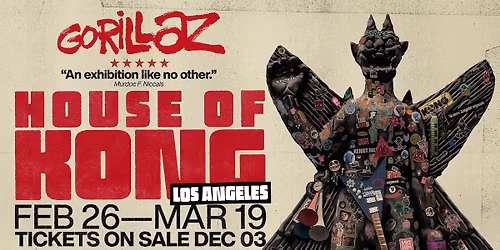 Gorillaz - House of Kong Exhibition - Los Angeles