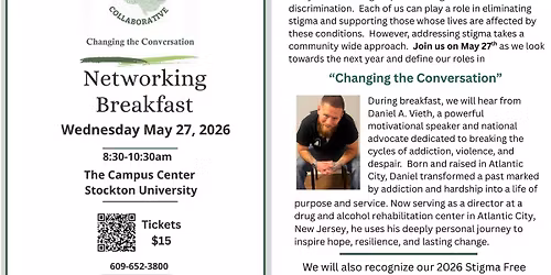Stigma Free Atlantic Awards and Netwroking Breakfast