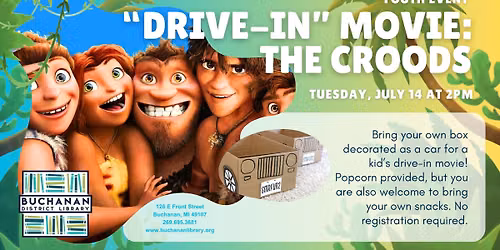 \u201cDrive-in\u201d Movie: The Croods