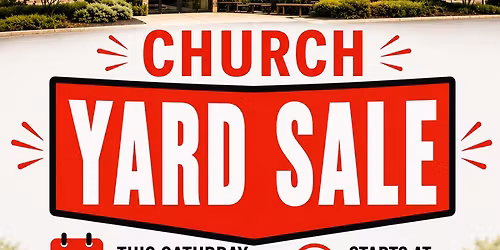 \ud83d\udca5 AFT Church Yardsale \ud83d\udca5