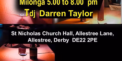 \ud83e\udd42Derby Matin\u00e9e Milonga & Workshop with Pablo Nievas
