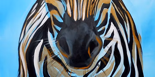 Join Brush Party to paint 'Zebra' in Twickenham