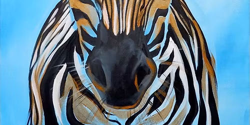 Join Brush Party to paint 'Zebra' in Twickenham