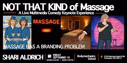 Not That Kind Of Massage - A Live Multimedia Comedy Keynote Experience