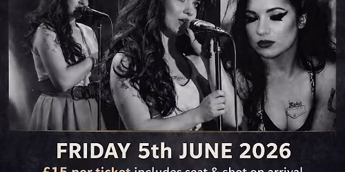 The Marshall Lounge : TRIBUTE TO AMY WINEHOUSE 