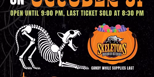 OPEN LATE on Friday, October 31st