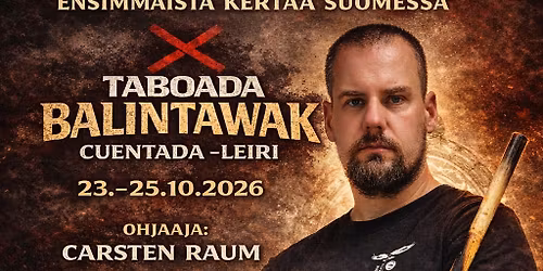 Guro Carsten Raum Balintawak seminaari Lohjalla 23-25.10.2026