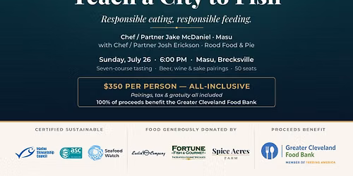 Teach a City to Fish: A Sustainable Seafood Collaboration Dinner