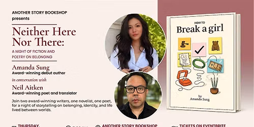 Amanda Sung book launch "Neither Here Nor There"