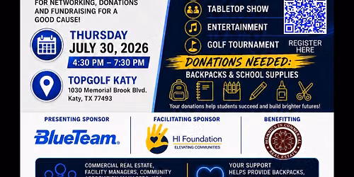 Industry Backpack Drive & Scholarship Fundraiser -MUST RSVP