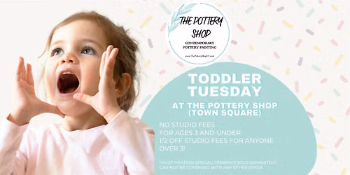 Toddler Tuesdays at The Pottery Shop (Town Square)
