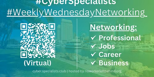 #CyberSpecialists Virtual Job\/Career\/Professional Networking #SanDiego