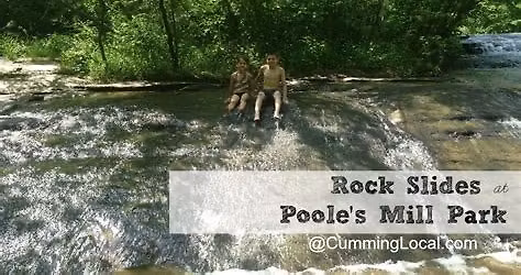 POOLE\u2019S MILL PARK ROCK SLIDING AND WATER PLAY