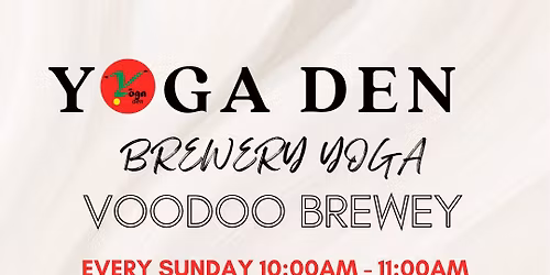 Brewery Yoga at Voodoo Brewery