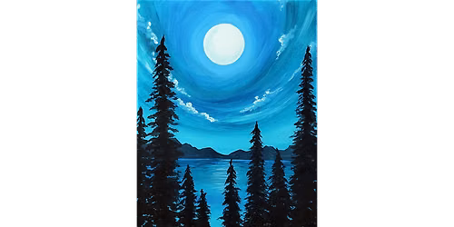 Moon Glow Forest - Paint and Sip in Houston | Classpop!\u2122