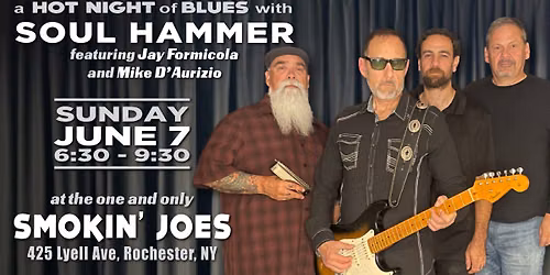 SOUL HAMMER at Smokin\u2019 Joes