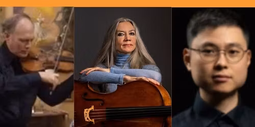 Mutchnik-Ostling-Shim Trio will play Dvo\u0159\u00e1k, Max Bruch, and Siegfried Fall.