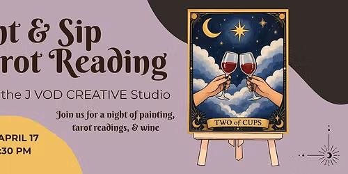 Paint & Sip + Tarot Reading Night
