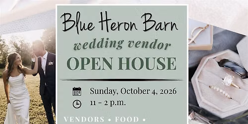 Blue Heron Barn Wedding Planning Showcase | Free West Michigan Wedding Expo
