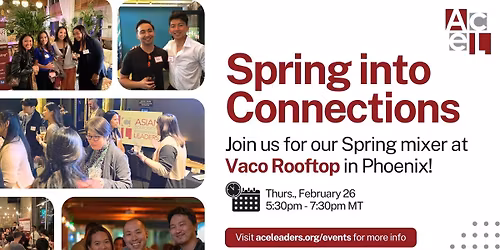Spring Into Connections \u2013 A Rooftop Mixer (Phoenix, AZ)